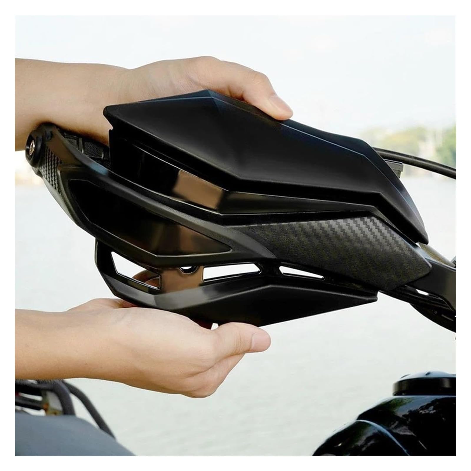 para Suzuki Motocicleta 28 Mm 22 Manillar Protección Protector De Manos Mano Protectores Moto Mano Protector
