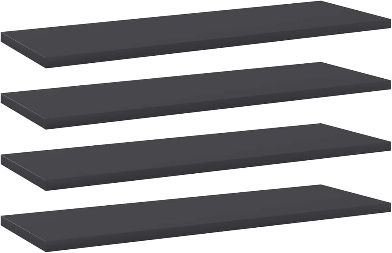 Tidyard 4 Piece Bookshelf Boards, Engineered Wood