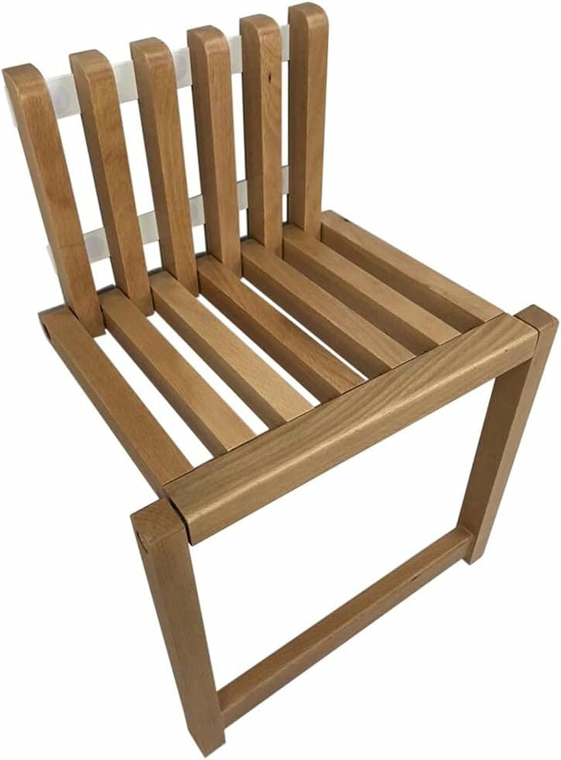 Folding Chair Wall-Mounted Invisible Shoe-Changing Stool Wood Space Saving Maximum Load-Bearing 150KG for Various Occasions