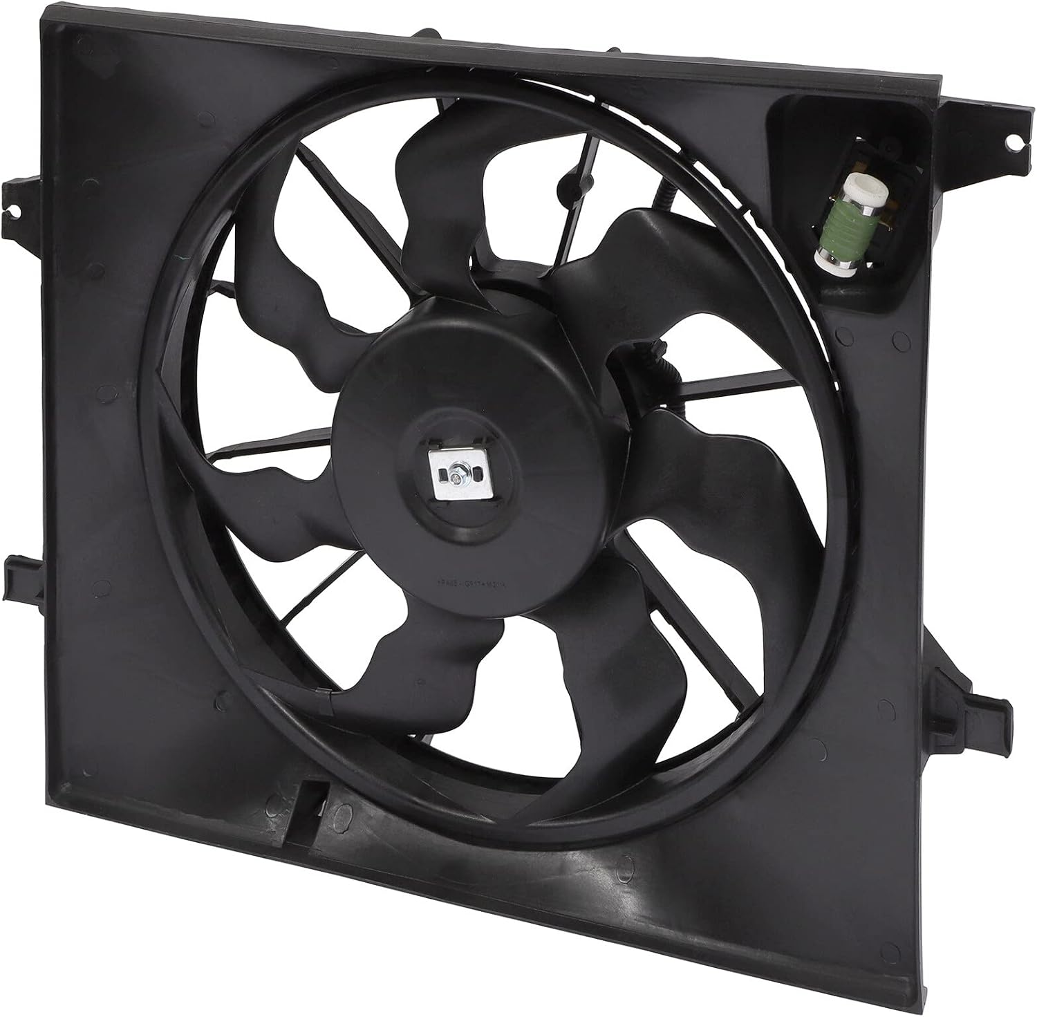 SCITOO 253802K000 Radiator Cooling Fan Compatible for 2010-2011 for Kia for Soul
