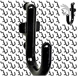 Wallpeg Peg Board Tool Organizer - Pegboard Hooks for Tool storage, garage organization, nerf gun storage - Peg board hooks for hanging power tools, crafts, and garage workbench accessories - Made USA