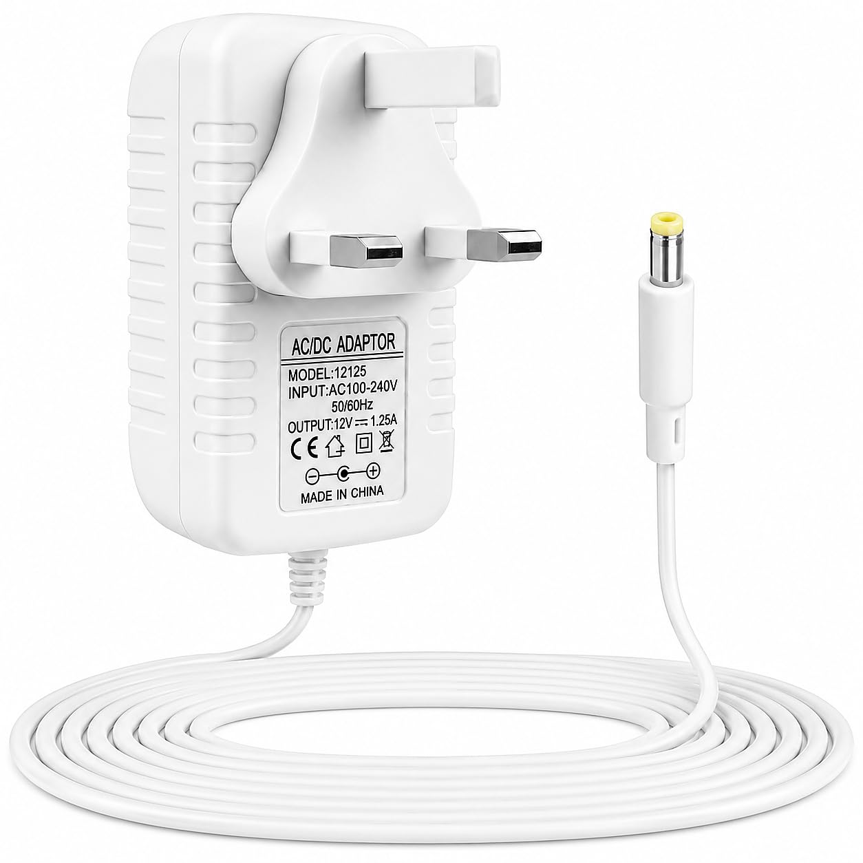 12V 1.25A 15W Power Supply Charger Compatible with Echo Dot