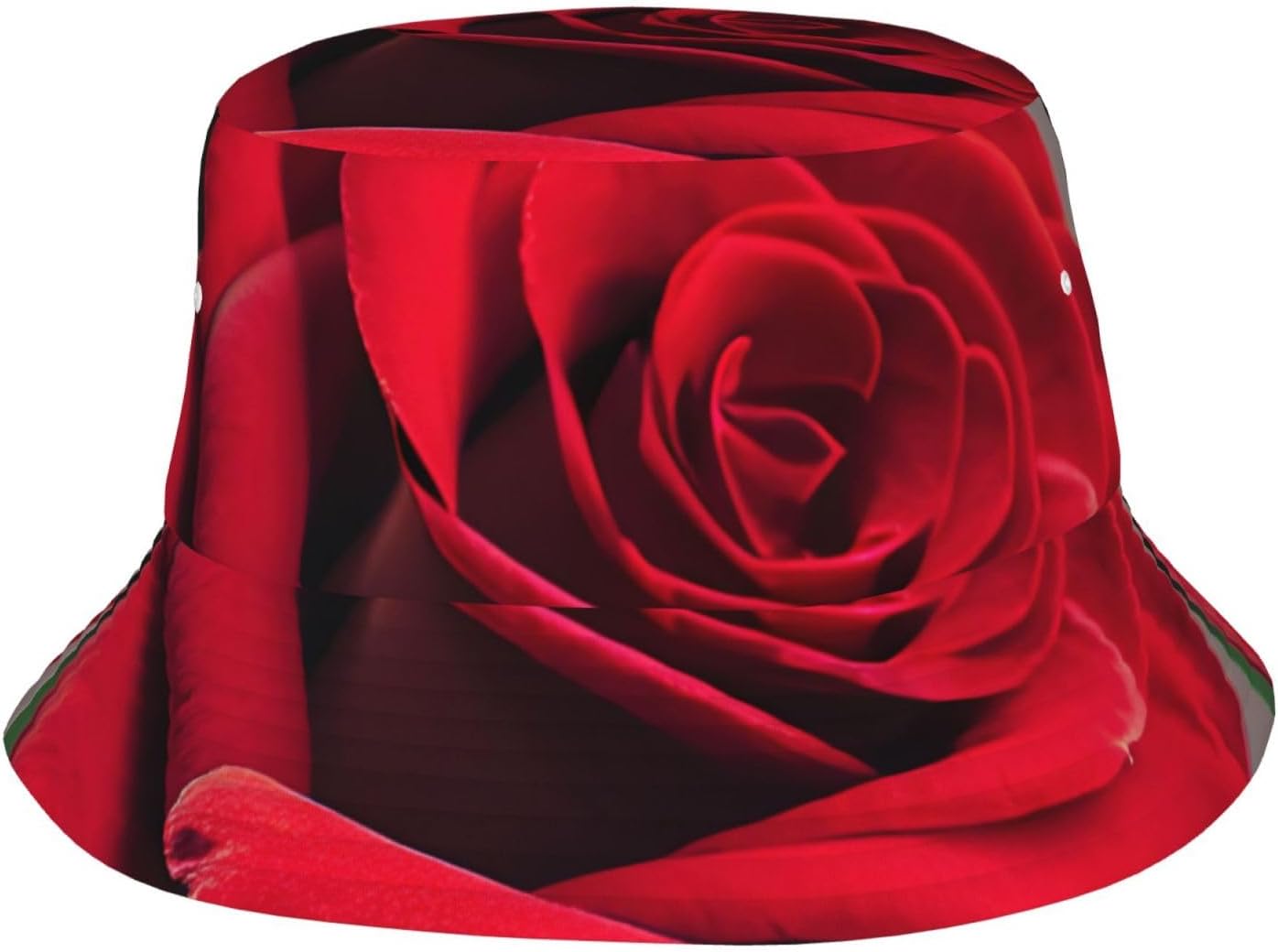 Red Rose Flower 1 Print Sun Hat Outdoor Fisherman Cap Summer Bucket Hat Beach for Men Women