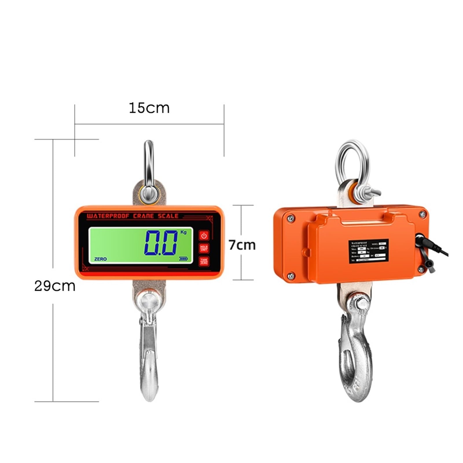 Peson Electronique, Balance suspendue numérique 1500kg/3000lb échelle de grue numérique étanche échelle de grue industrielle robuste avec télécommande,pour Home Farm Factory
