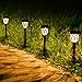 JOYCREATOR Solarleuchten für Außen Garten, 6 Stück LED Solarlampen für Außen Garten mit IP44 Wasserdicht, Solar Wegeleuchte Solarleuchten Garten für Terrasse Boden Garten Deko