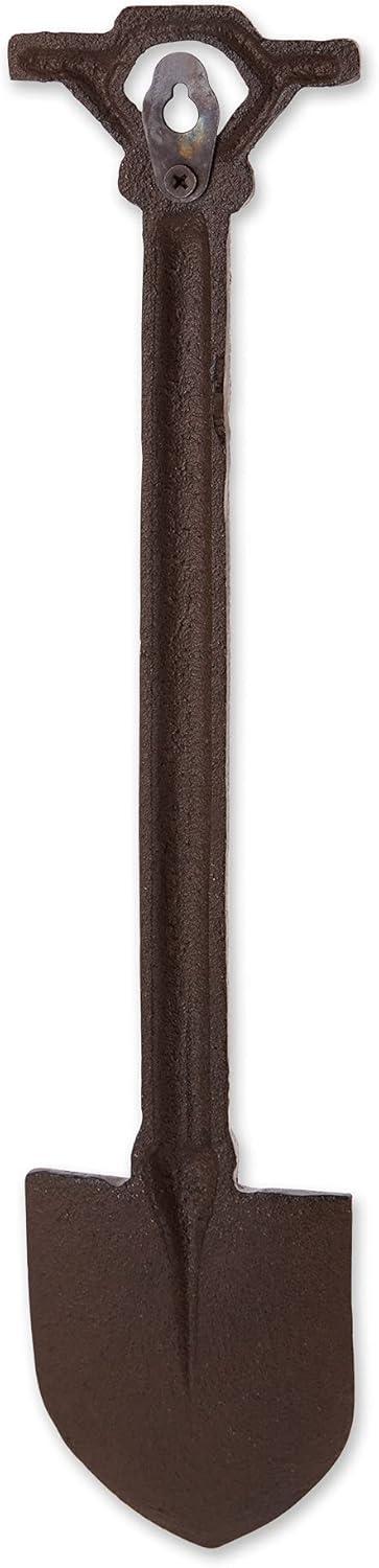 Garden Shovel Cast Iron Thermometer Shovel, 2.91x13.31