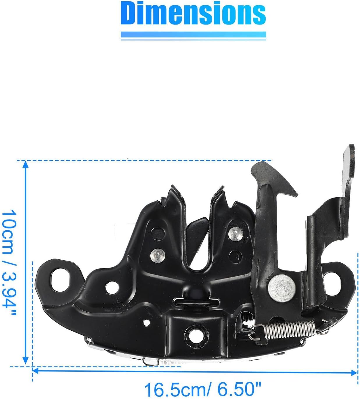 Piece of 1 Black Hood Latch Lock Metal 300G-NET Weight 65601-7S000 656017S000