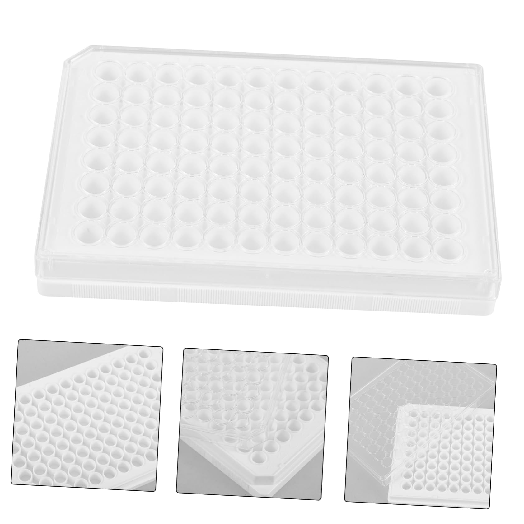 ERINGOGO Tissue Culture Plate Laboratory Cell Culture Dish Lid Plate Easy to Clean Use
