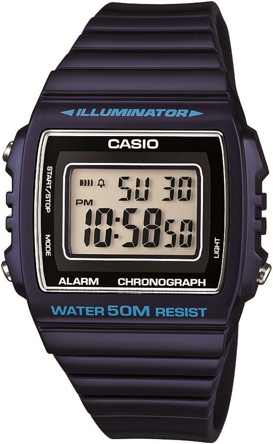 Casio Orologio Digital W-800H-2AVES Blu scuro