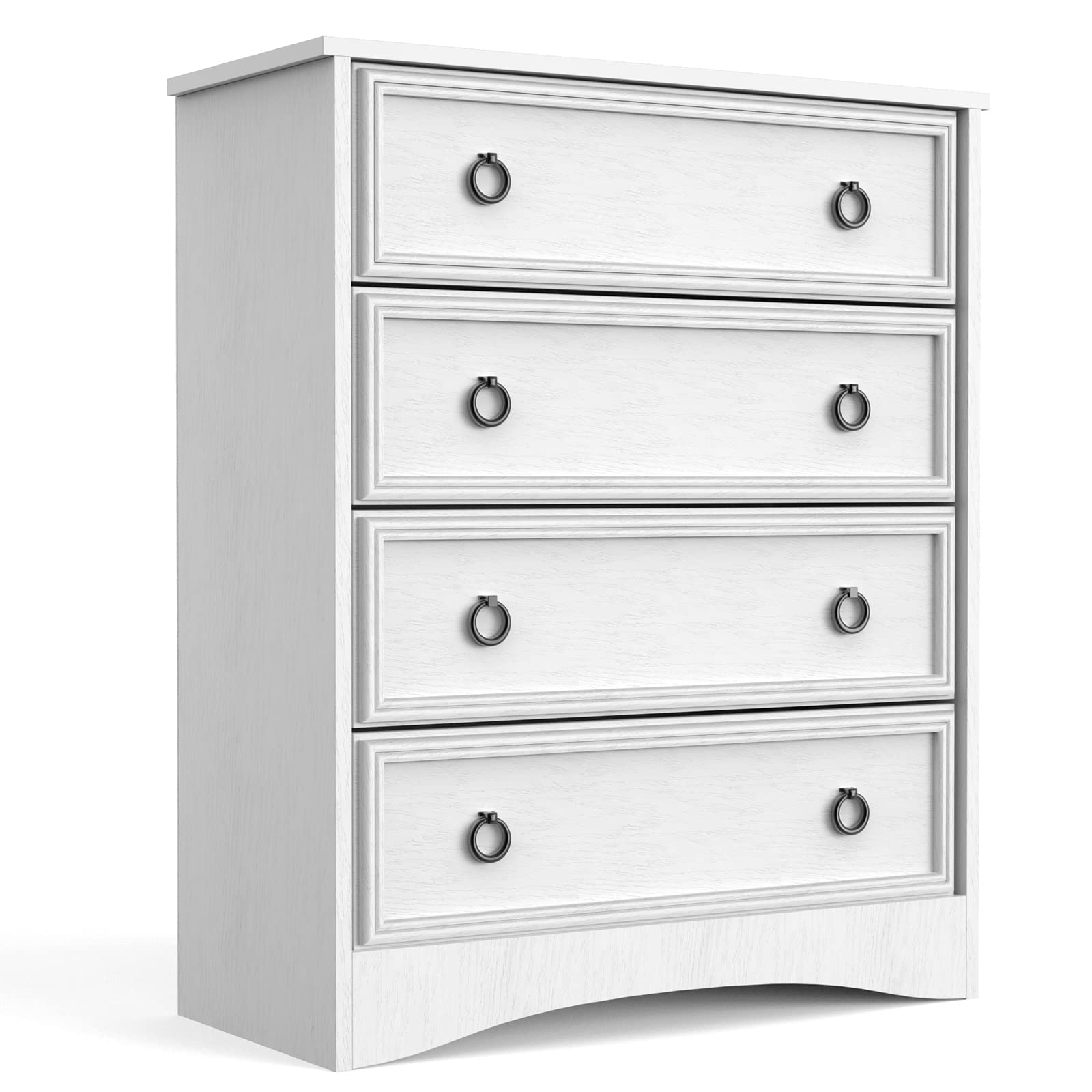 Buy Modern 4 Drawer Dresser, Dressers, Tall Chest of Drawers Closet