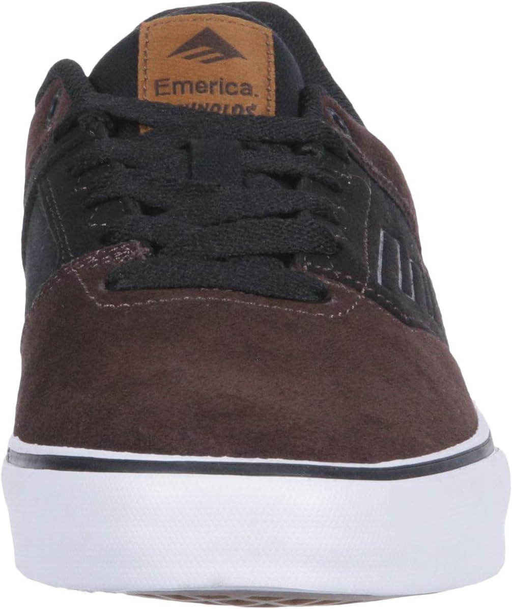 Emerica Men's The Reynolds Low Vulc Skate Shoe 5.5 Brown/Black