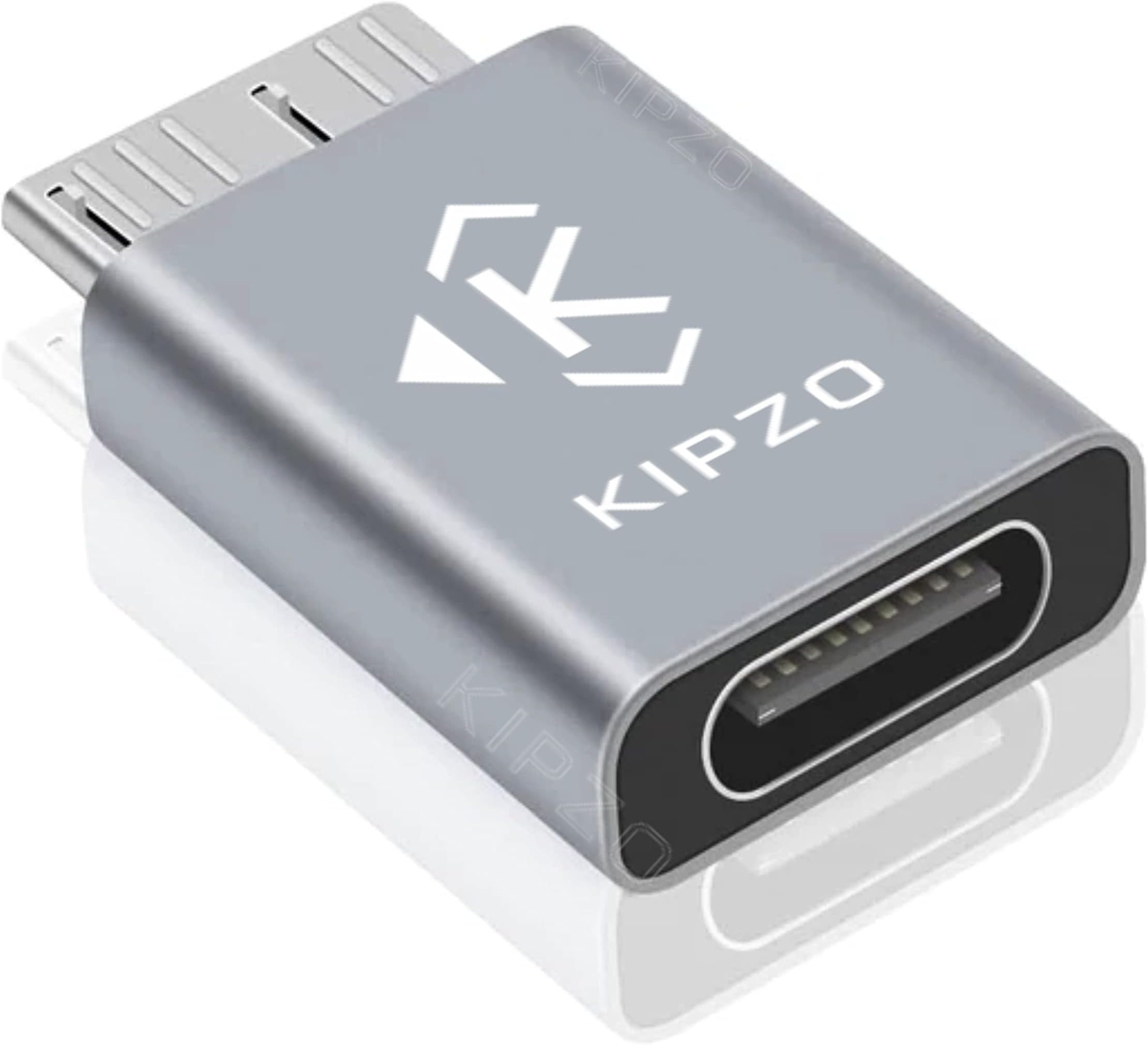 KIPZO® Silver 3.5mm Female to Female Stereo Audio Headphone Jack Car