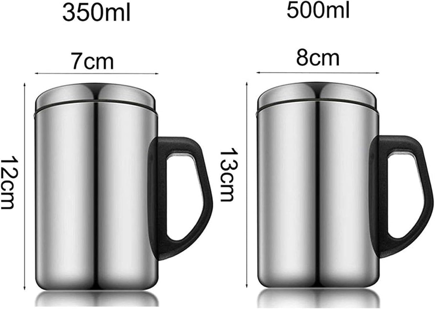Izolowany czajniczek, izolowany dzbanek do kawy, izolowany kubek ze stali nierdzewnej o pojemności 350/500 ml Kubek termiczny Butelka wody Przenośny termos Butelki termosowe do kawy(500ml)