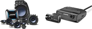 PSS-TSLA-223P 13-Speaker Sound System Upgrade for The 2022-Up Tesla Model 3 with Factory Premium Audio & DVR-C320R Dash Cam Bundle