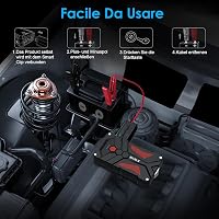 BIUBLE 5000A Autó Bikázó Indítósegéd 12V Powerbank LED Lámpával Benzin Dízel Járművekhez Motor SUV ATV Fűnyíró 4