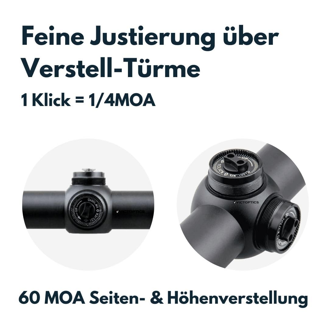 Luneta 3-9X40 Victoptics PAC SFP - Vector Optics - Casa Da Carabina