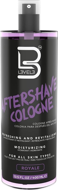 Level 3 After Shave Spray Cologne for Men, Moisturizing Formula | Aftershave spray cologne with soothing moisturizing formula, refreshes post-shave skin, non-irritating feel, barber/home use