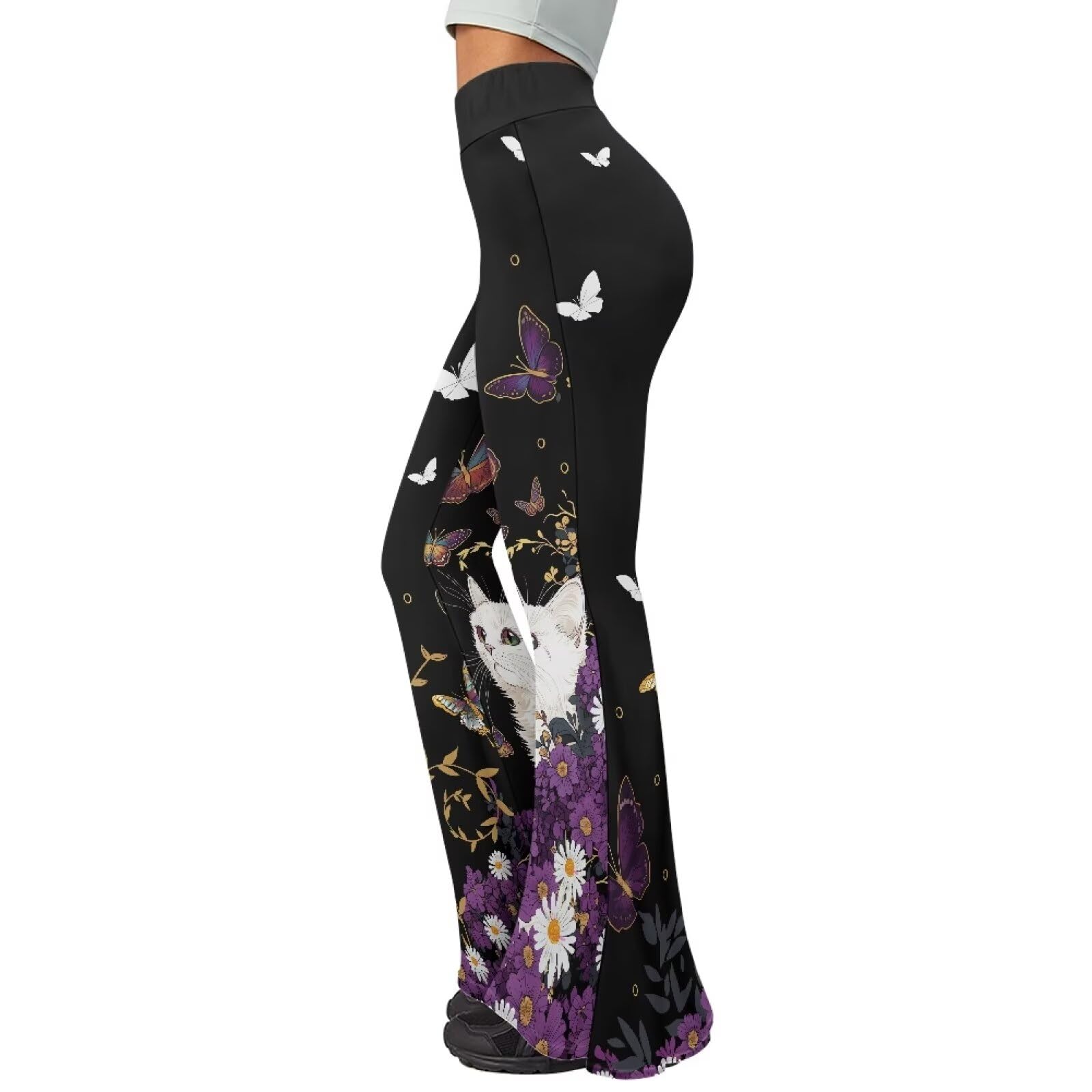 YEXIATODO Leggings svasati da donna, pantaloni della tuta da donna, pantaloni da yoga