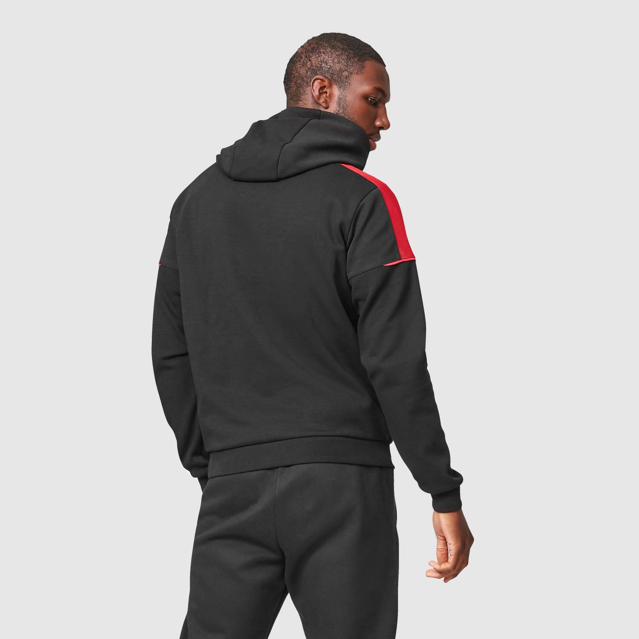 Stitched Motorsport FW męska bluza z kapturem czarna