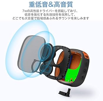 Amazon.co.jp: Bluetooth スピーカー ワイヤレススピーカー IPX7