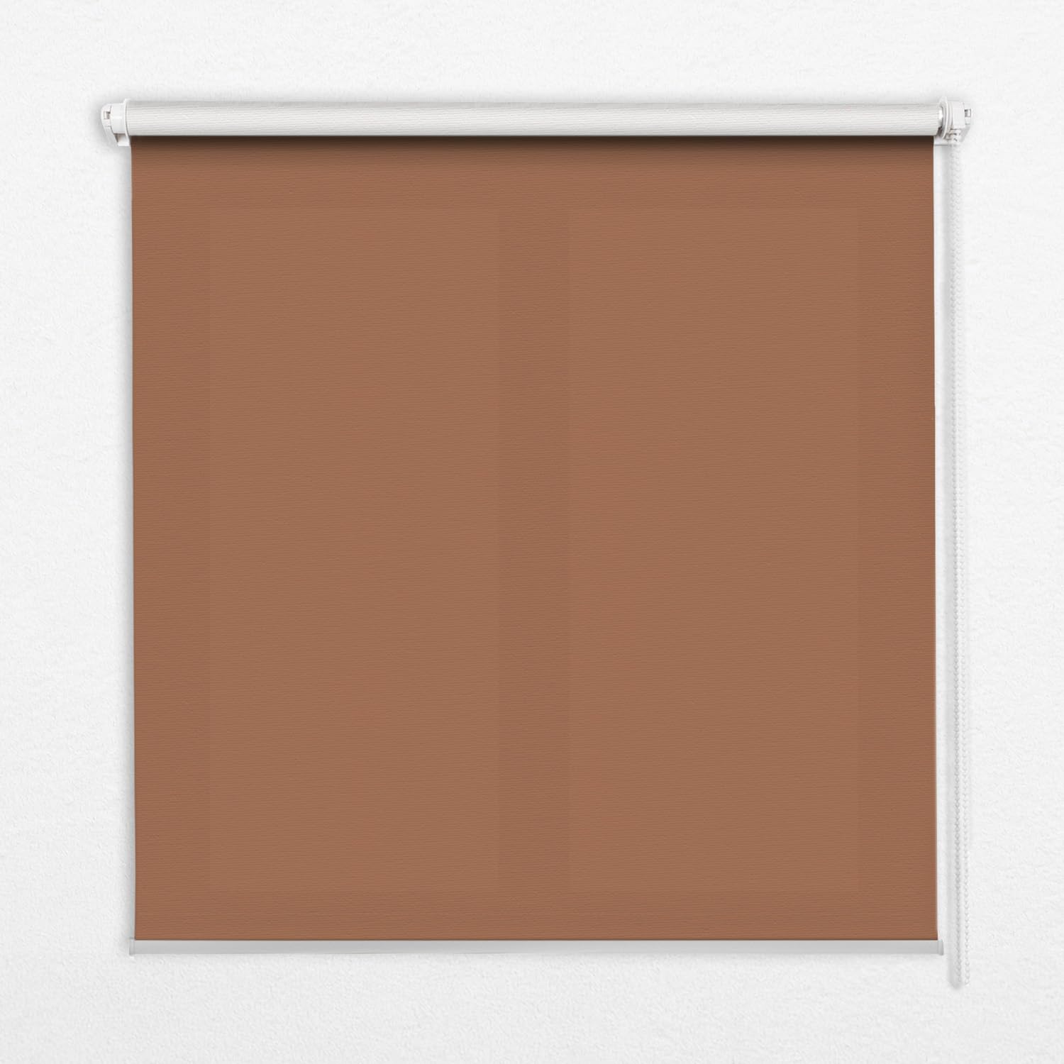 Store enrouleur perméable 50x50cm Tulup brun store banne sans perçage