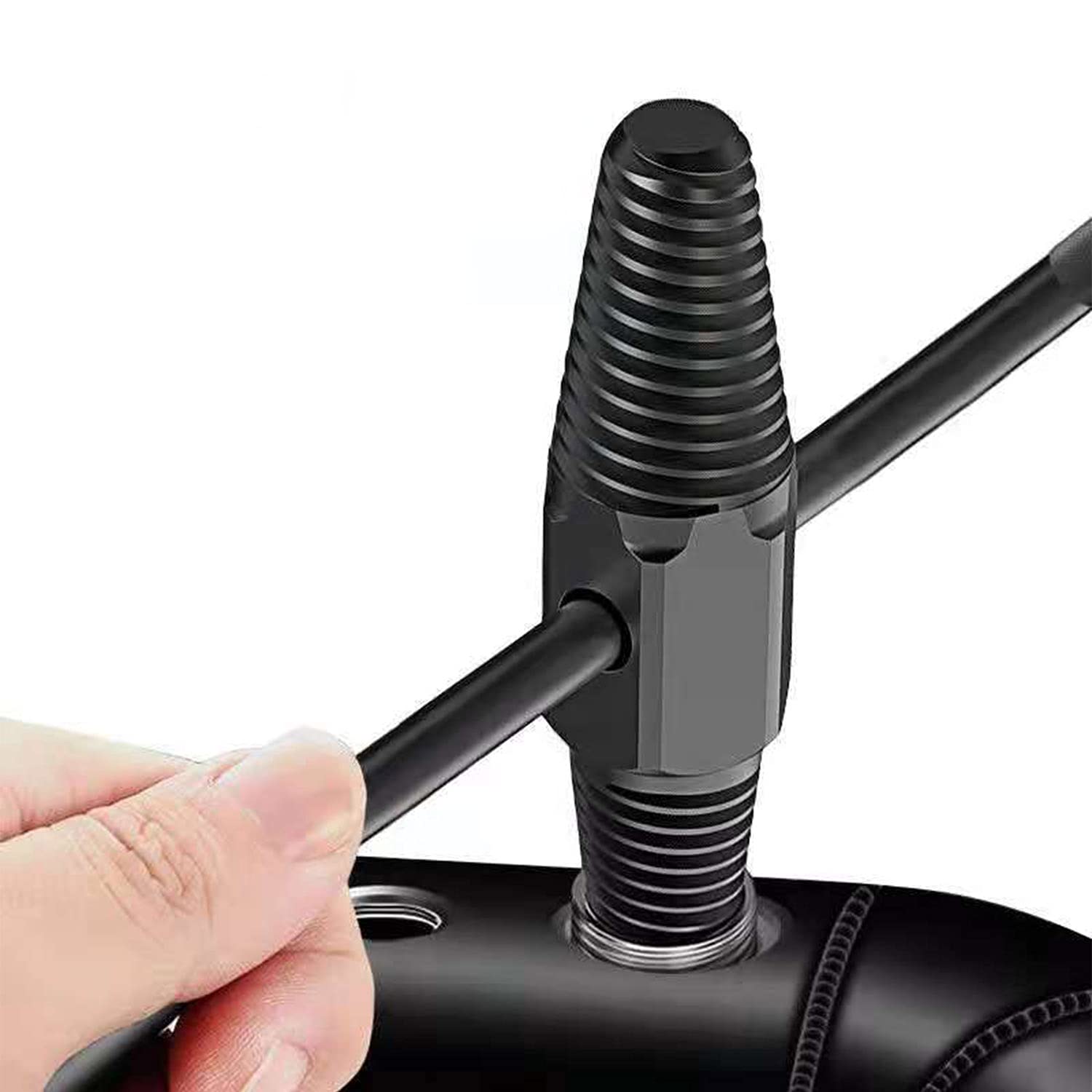 Gebroken schroeftrekker, dubbele kop 1/2 en 3/4 schroefbouttrekker, beschadigde schroefverwijderaar, slang met dubbele bouten voor kraanschroef, boormachine, bevestiging voor slangonderhoud Gebroken schroeftrekker, dubbele kop 1/2 en 3/4 schroefbouttrekker, beschadigde schroefverwijderaar, slang met dubbele bouten voor kraanschroef, boormachine, bevestiging voor slangonderhoud