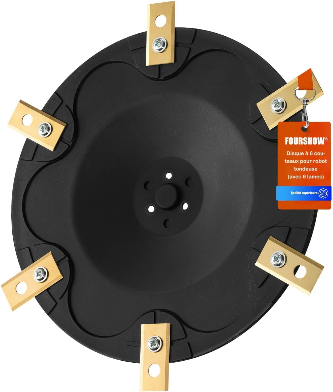 [MISE À NIVEAU] Disque de lames + 6 pièces de lames Compatibles avec DREAME | MOVA & DCK, Lame de tondeuse à gazon robotisée