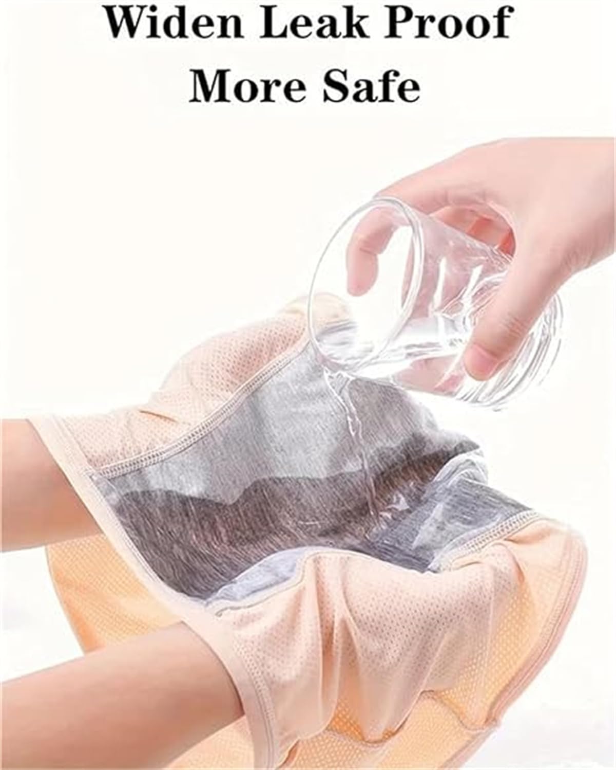 VZXATYOP Ropa Interior con Soporte para Suelo pélvico a Prueba Fugas para Mujeres Mayores 60 años Braguitas absorbentes para Control vejiga Ropa Interior Femenina de Cintura Alta