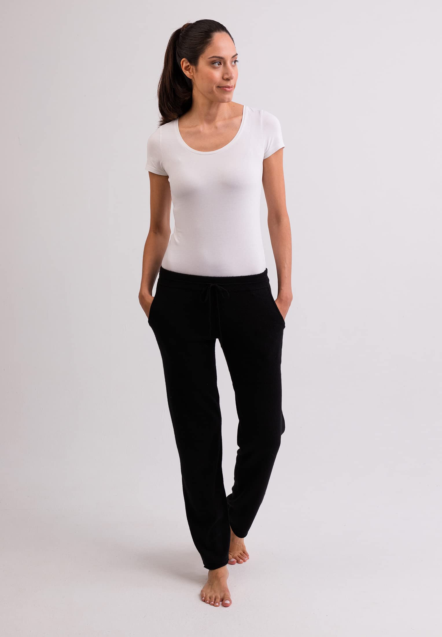 Pantalones de Chándal | Deporte para Mujer 100% de Cachemira (XS-L)