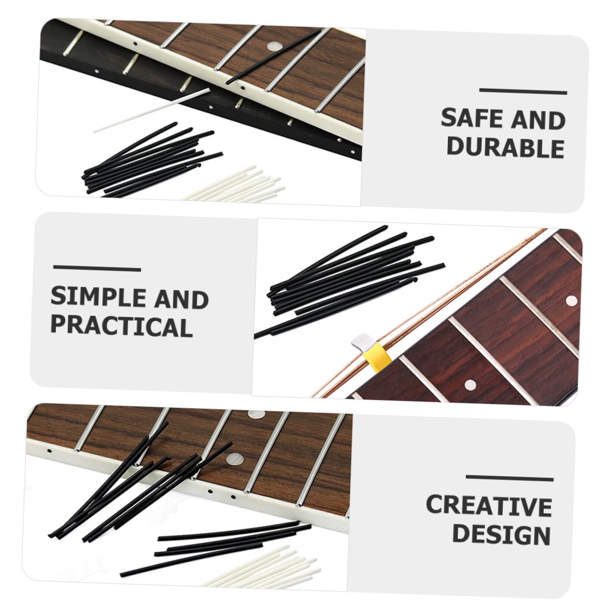 Abaodam 5sets Guitar Fretboard Side Dots Fretboard Guards Board Guitar Accessories 200pcs*5