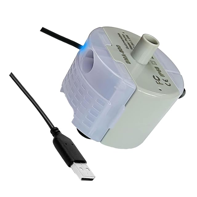 Foto 3 de 8 de BHFYOB Bomba de interfaz USB para fuente de agua para mascotas, acuarios, motor SMA-800