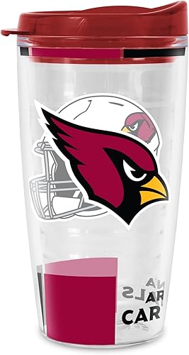 Miniatura 117 de Rico Industries NFL - Vaso clásico de fútbol americano de doble pared, 16 oz o 20 onzas, tapa W