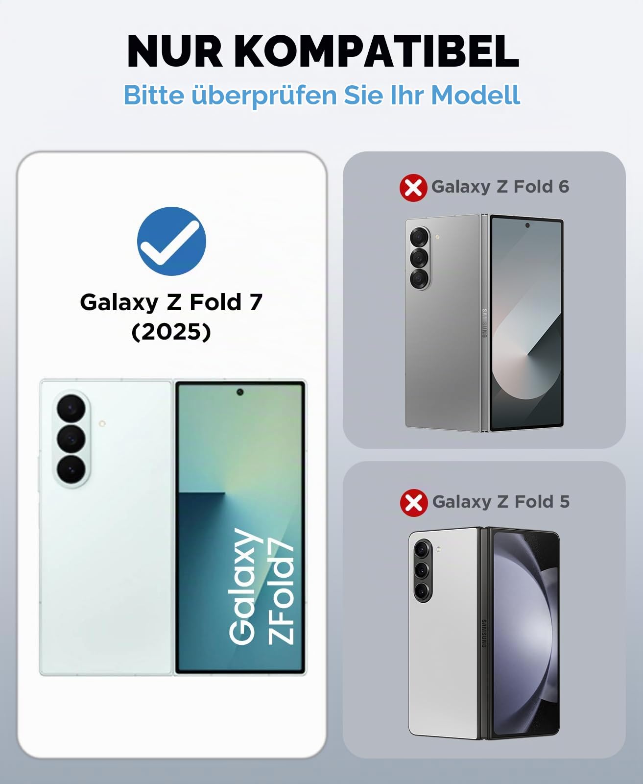Beeasy für Samsung Galaxy Z Fold 7 Hülle, Outdoor Stoßfeste 360 Grad Schutzhülle mit Scharnierschutz & Ständer, Robuste Heavy Duty Metall Panzerhülle Case mit Displayschutz, Schwarz