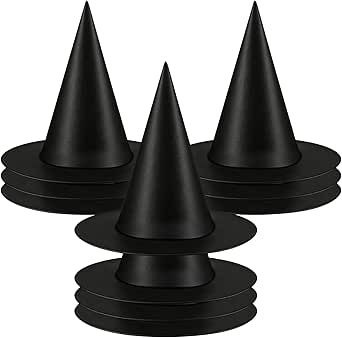 Floating Witch Hats, 10 Pcs Hanging Halloween Decor, 157ft Line