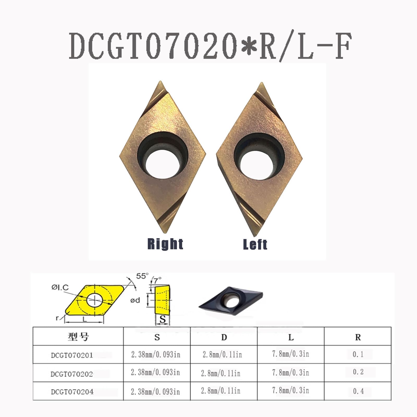 Juego de 12 brocas de metal para herramientas giratorias DCGT070201 con portaherramientas de 1/2 vástago y puntas de acero inoxidable pulido.