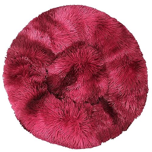 Lit pour chien moelleux rond lavable 70 cm - 2