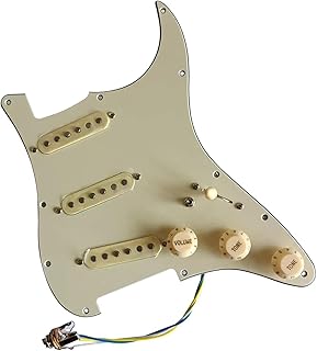 3-Ply Loaded Prewired Pickguard With SSS Single Coil Pickups Set Fits For Electric Guitar Accessories guitar pickguard pickup