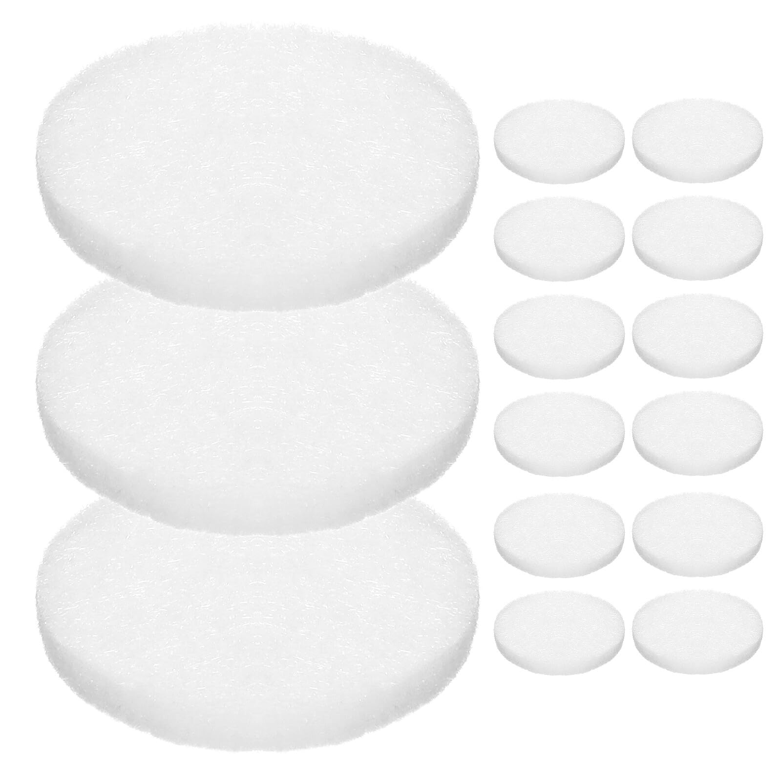 Almohadillas Aromáticas de Repuesto de Algodón Blanco 50 Piezas | Colgante de Aceites Esenciales y Medallón, Uso Collar de Aromaterapia, Formato Individual
