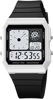 Digital Watch Men | Date Day Display Watch | LED Backlight Timepiece