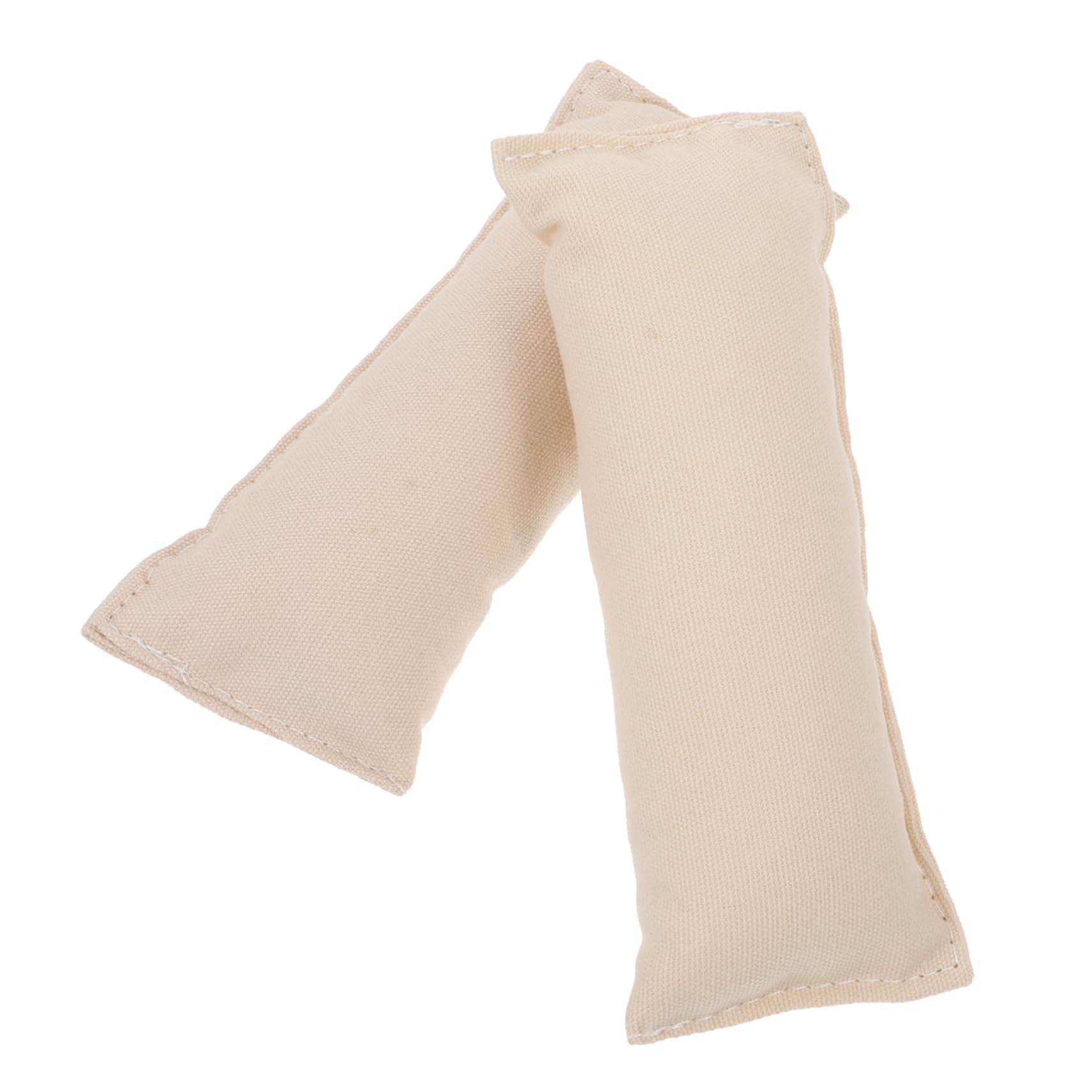 TEHAUX 2pcs Comfortable Keyboard Pad Elbow Wrist Mat Desk Topper for Office Laptop Arm Creamy