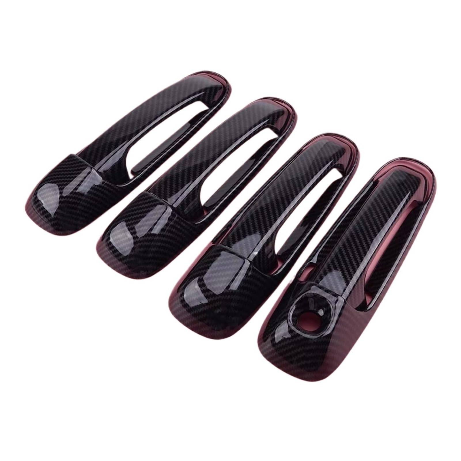 TRGDFDAA Door Handle Trims Covers Compatible with Mitsubishi for Raider 2006 2007 2008 2009 Door Handle Cover Trim Decorative Shell Exterior Decoration Accessories