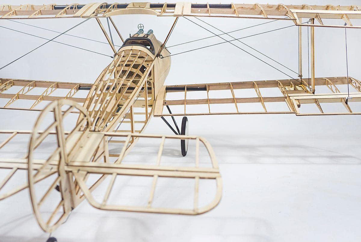 Torcster 215351 Sopwith Camel 1200mm Holzbaukasten Brushless Flugzeug Neuheit 2022 Balsa Modellflugzeug für RC Bausatz DIY, gelaserte Balsa Sperrholz Holz Bauteile Holzmodell Flugzeug