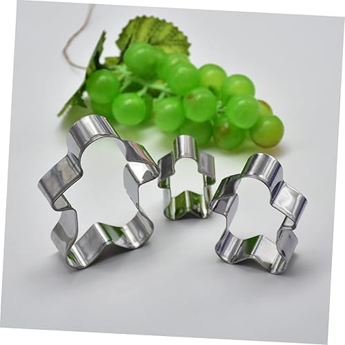 Miniatura 7 de NOLITOY 9 Pcs Animal Cookie Cutter Silicone Molds for Chocolate Cookie Molds Stainless Steel Cookie Cutter Molde Para Pastel Christmas Tree Cake