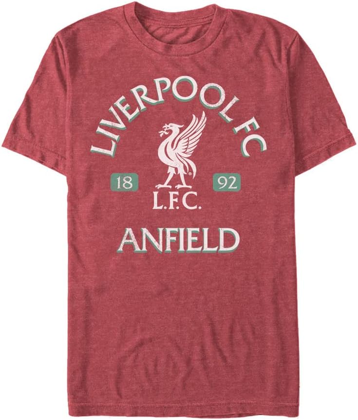 Fifth SunMen's Official Liverpool FC Vintage Reds- Premium Men's Tee T-Shirt (pack of 1)
