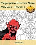 Dibujos para colorear uno Mismo - Halloween - Volumen 1: ¡Es hora de celebrar Halloween! (Spanish Edition)