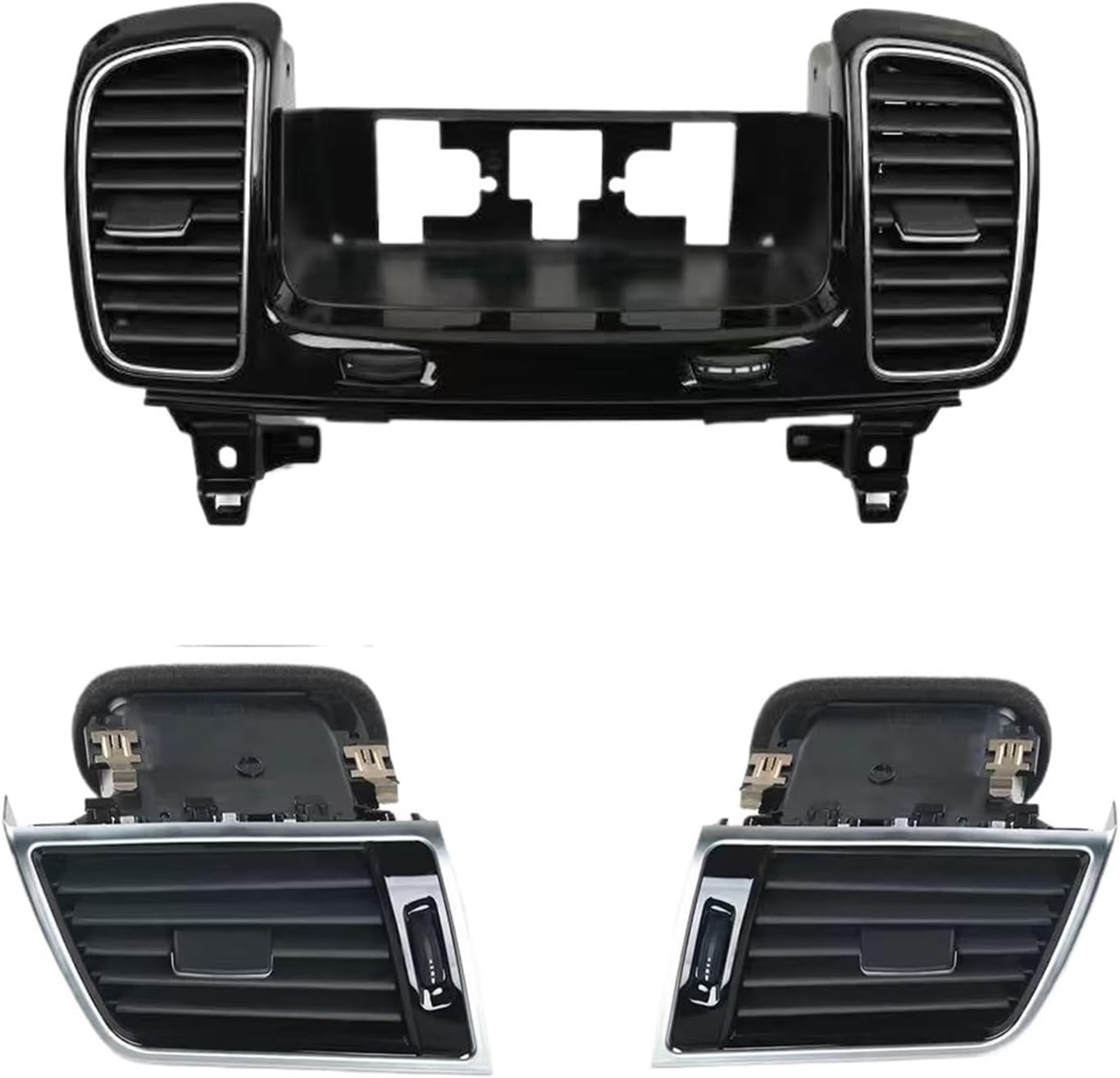 Fit for Mercedes Benz GLS GLE Air Conditioning Outlet Vents Air Conditioner 1668300154/0254 1668309100/9200 Car Accessories(Middle)