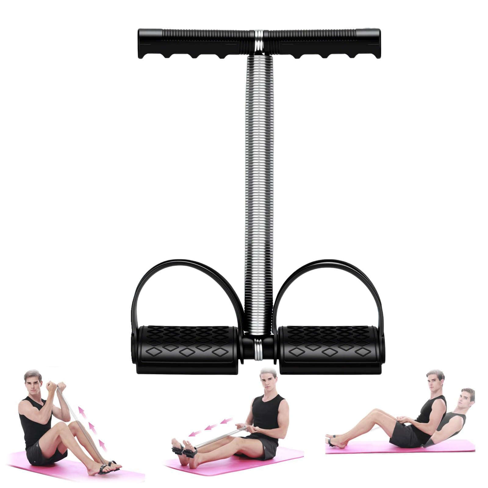 6-Tube Resistance Band Tension Rope Fitness Bands Elastic Yoga Pedal Puller For Sports Exercises At Gym