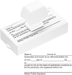 Notary Stamps, Notary Jurat Stamp, Notary Supplies That are Easy to Store, Notary Stamp, Notary Seal