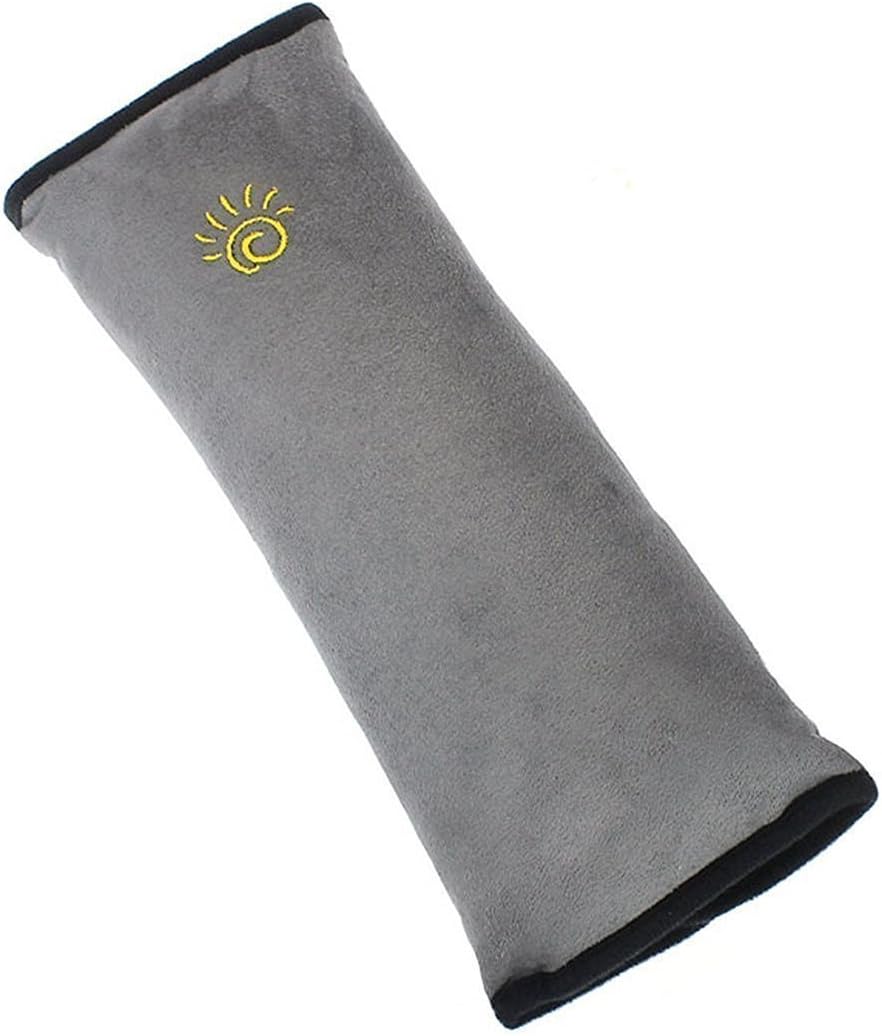 Auto Pillow Car Safety Belt Protect, Shoulder Pad, Adjust Vehicle Seat Belt Cushion For Kids, Grey