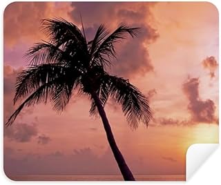 Ocean Sand Beach Boat Tree Picture Cleaning Cloth Screen Cleaner 2pcs Suede Fabric